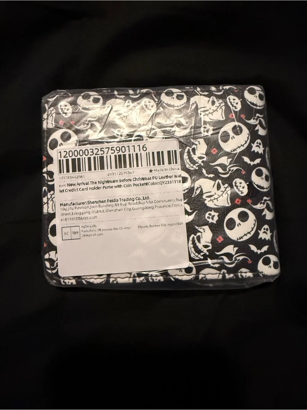 Nightmare Before Christmas Wallet
